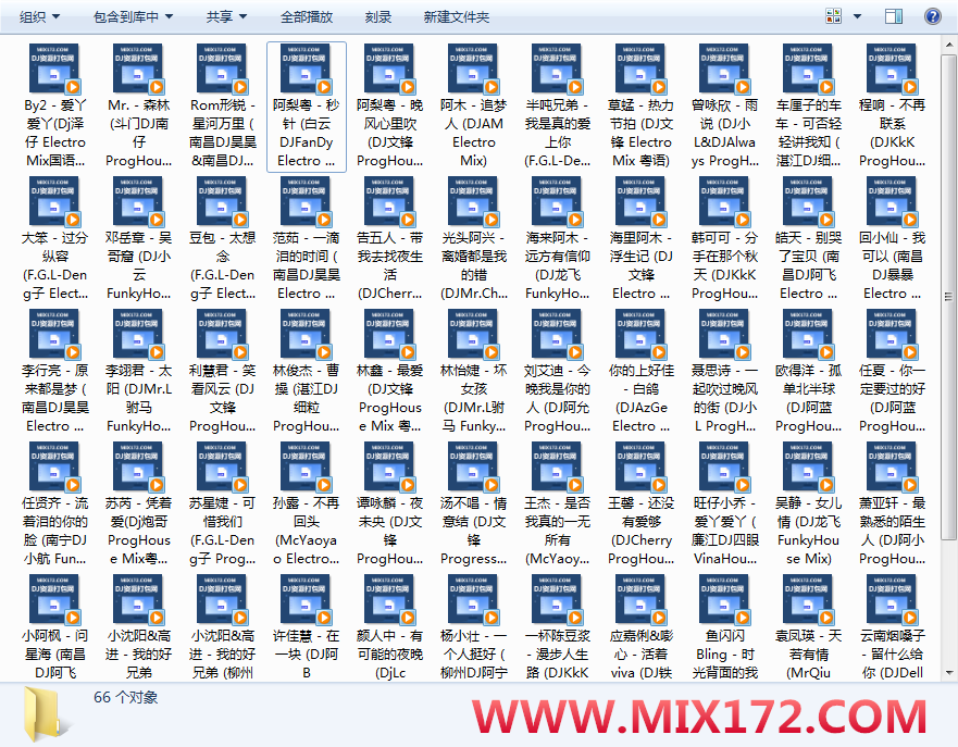 Mix172.COM - 20220421整理最新中文DJ打包65首.zip
